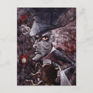 Carte Postale Alice au pays des merveilles Cubiste MAD HATTER Ca