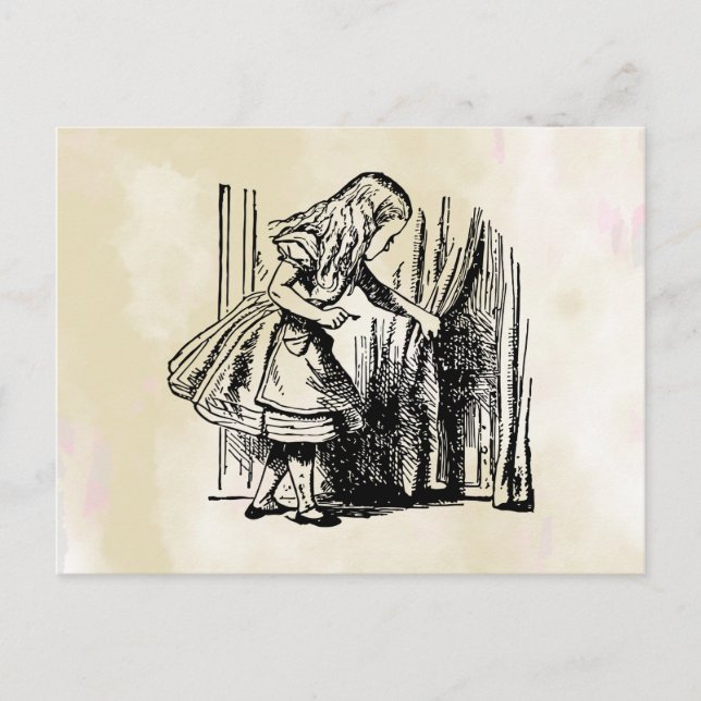 Carte Postale Alice au pays des merveilles Curiouser & Curiouser (Devant)