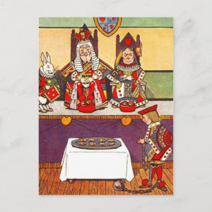 Carte Postale Alice au pays des merveilles : Essai de la Knave d