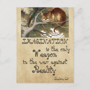 Carte Postale Alice au pays des merveilles - IMAGINATION CAT 186