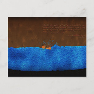 Carte Postale Alice au pays des merveilles - Le bassin des larme