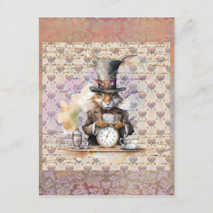 Carte Postale Alice au pays des merveilles Rabbit