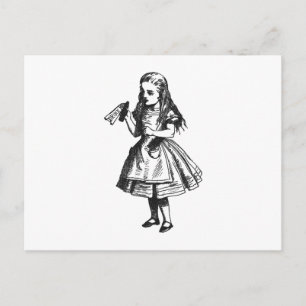 Carte Postale Alice avec la bouteille "Drink Me"