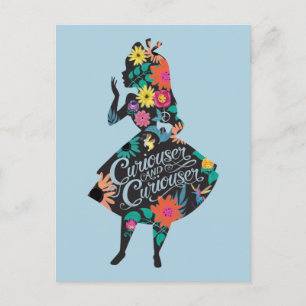 Carte Postale Alice   Curiouser et Curiouser