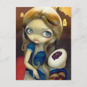 Carte postale "Alice dans une vision brueghel"