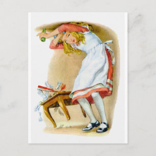 Carte Postale Alice devient trop grande ! Oh non !