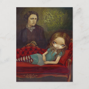 Carte postale "Alice et Lewis"