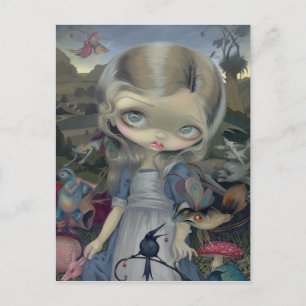 Carte postale "Alice in a Bosch Wonderland"