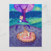 Carte postale Alice in Wonderland