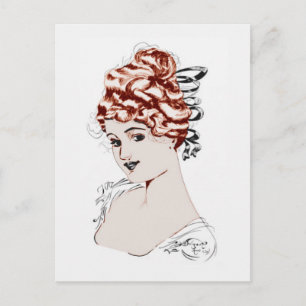 Carte Postale Alice M. McPherrin par Russell L. Swigert 1917 art