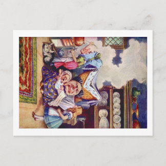 Carte Postale Alice rencontre la duchesse et le pic Baby