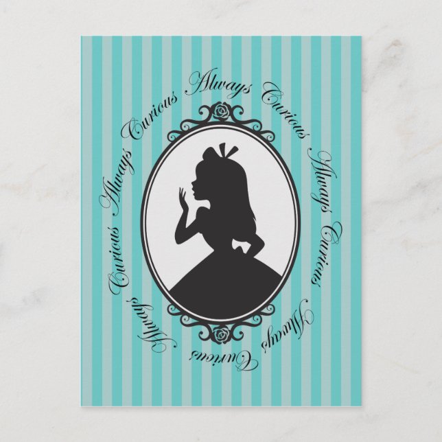 Carte Postale Alice | Toujours curieux (Devant)