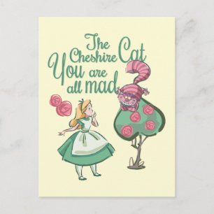 Carte Postale Alice Vous Êtes Tous Mal