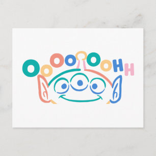 Carte Postale Alien de Toy Story Coloré