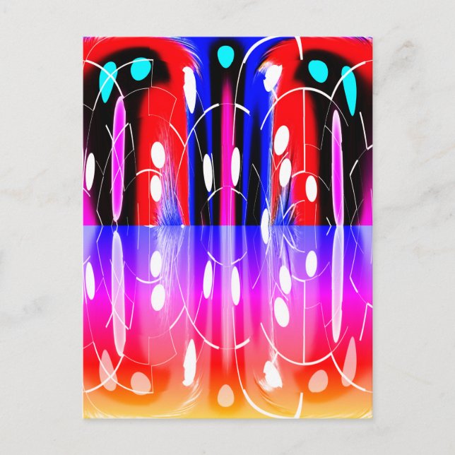 Carte Postale Alien dimensions art (Devant)