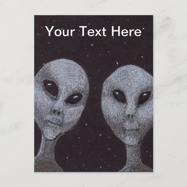 Carte postale Alien Greys (Devant)