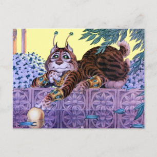 Carte postale Alien Kitty