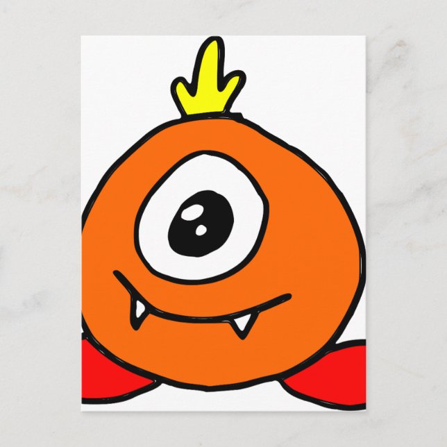 Carte Postale Alien mignon (Devant)