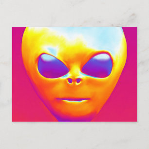 Carte Postale Alien psychologique