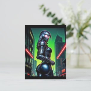 Carte Postale Alien Raven 02