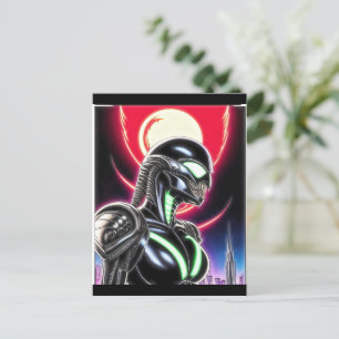 Carte Postale Alien Raven 19
