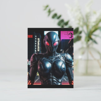 Carte Postale Alien Raven 25