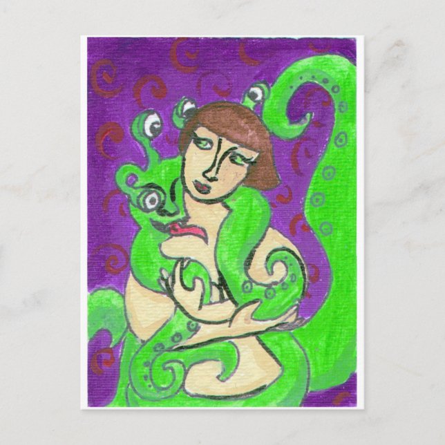 Carte Postale AlienLover (Devant)