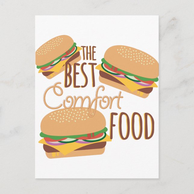 Carte Postale Alimentation de confort (Devant)