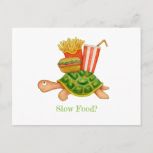 Carte Postale Alimentation lente