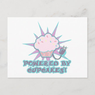Carte Postale Alimenté par Cupcakes
