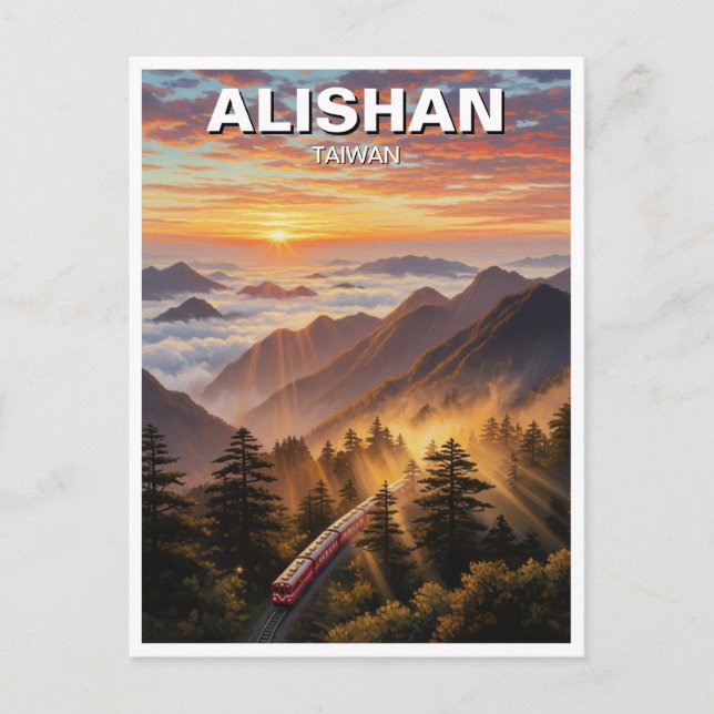 Carte Postale Alishan Taiwan Travel (Devant)