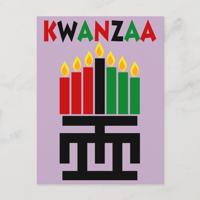 CARTE POSTALE ALKEBULAN - KWANZAA 7 PRINCIPES (Devant)
