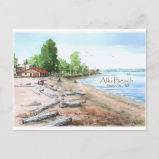 Carte postale Alki Beach Bathhouse