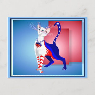 Carte postale All American Cat