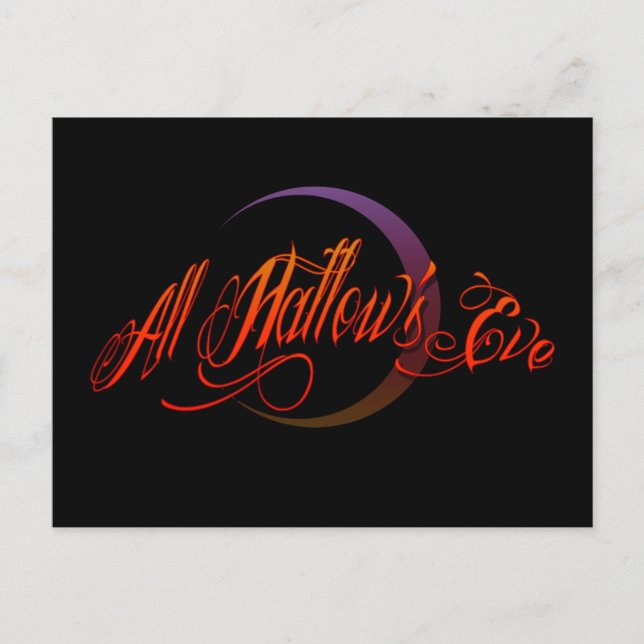 Carte Postale All Hallow's Eve (Devant)