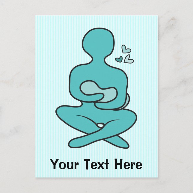 Carte Postale Allaitement maternel Mère et bébé (Devant)