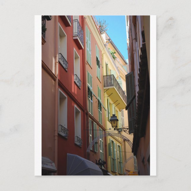 Carte Postale Allée à Monte Carlo, Monaco (Devant)