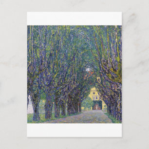 Carte Postale Allée au château de Kammer, Gustav Klimt