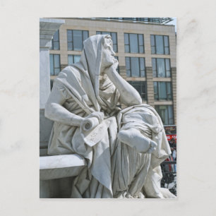 Carte Postale Allégorie de la philosophie du monument Schiller à