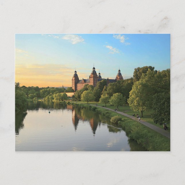 Carte Postale Allemagne, Aschaffenburg, Schloss (château) (Devant)