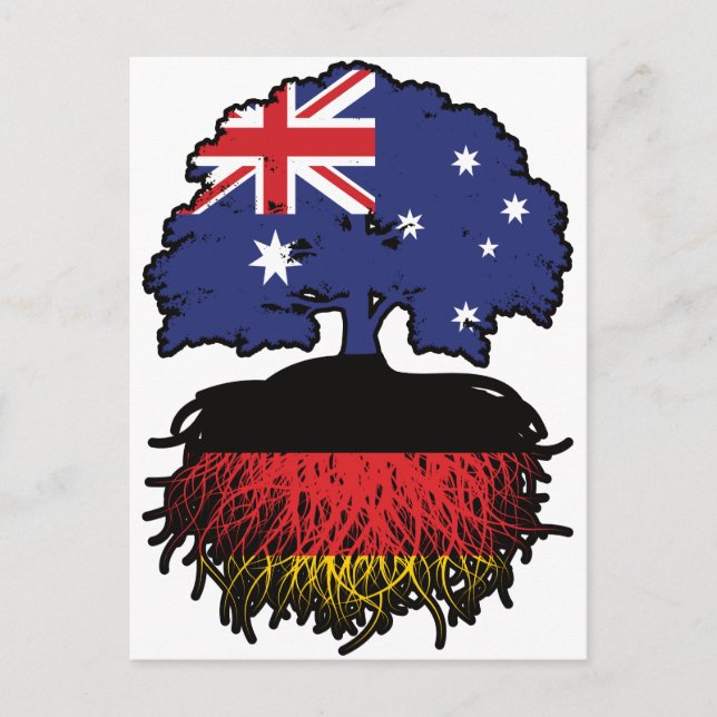 Carte Postale Allemagne Australie Australie Australie racine arb (Devant)