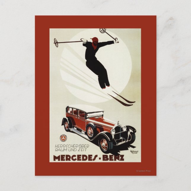 Carte Postale Allemagne - Skier Jumping (Devant)