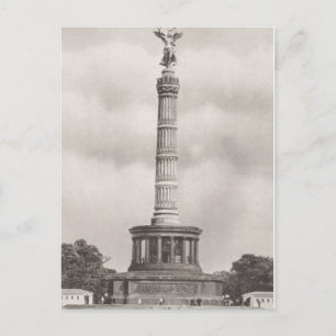 Carte Postale Allemagne vintage, colonne Siegessaule