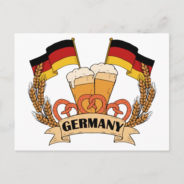 Carte postale allemande Bière (Devant)