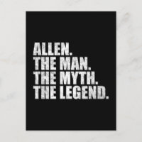 Allen nom, Allen L'Homme Le Mythe La Légende