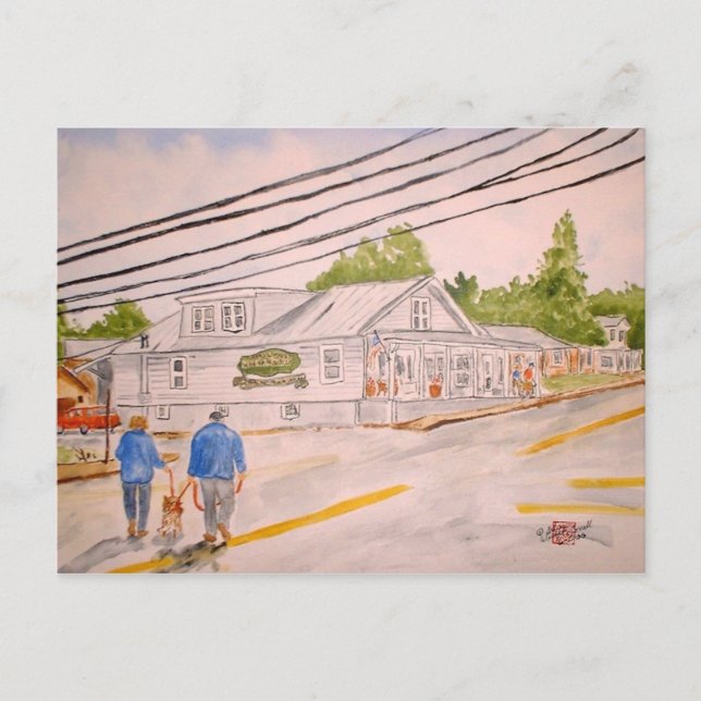 Carte Postale Aller à Mme Wards Merchantile (Devant)