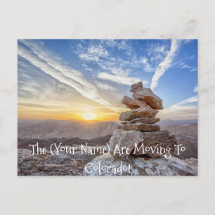Carte Postale Aller Au Colorado Changement D'Adresse