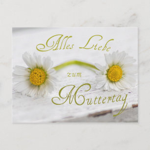 Carte Postale Alles Liebe zum Muttertag !