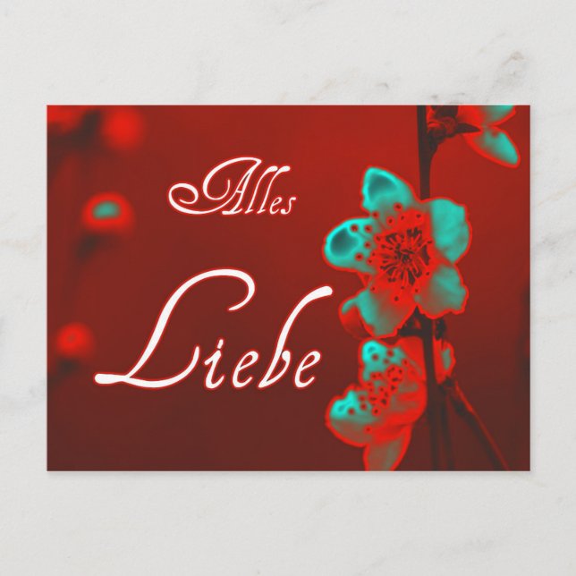 Carte Postale Alles Liebe zum Muttertag ! (Devant)