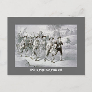 Carte Postale Allez combattre pour la liberté !